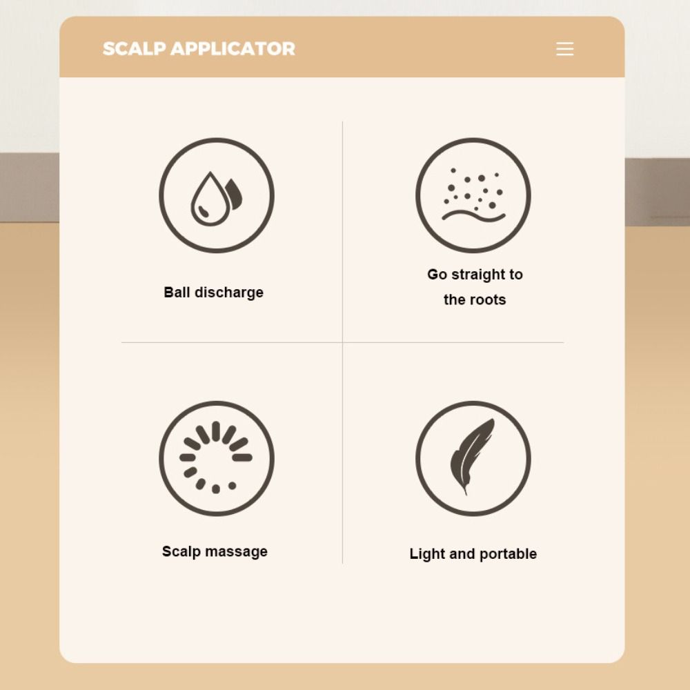 Serum Oil Apply Hair Growth Hair Head Massager Medicine Comb Liquid Guiding Comb Scalp Applicator