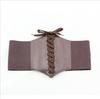 Wide Pu Leather Slimming Body Belts for Women Elastic High Waist Belts 1pc