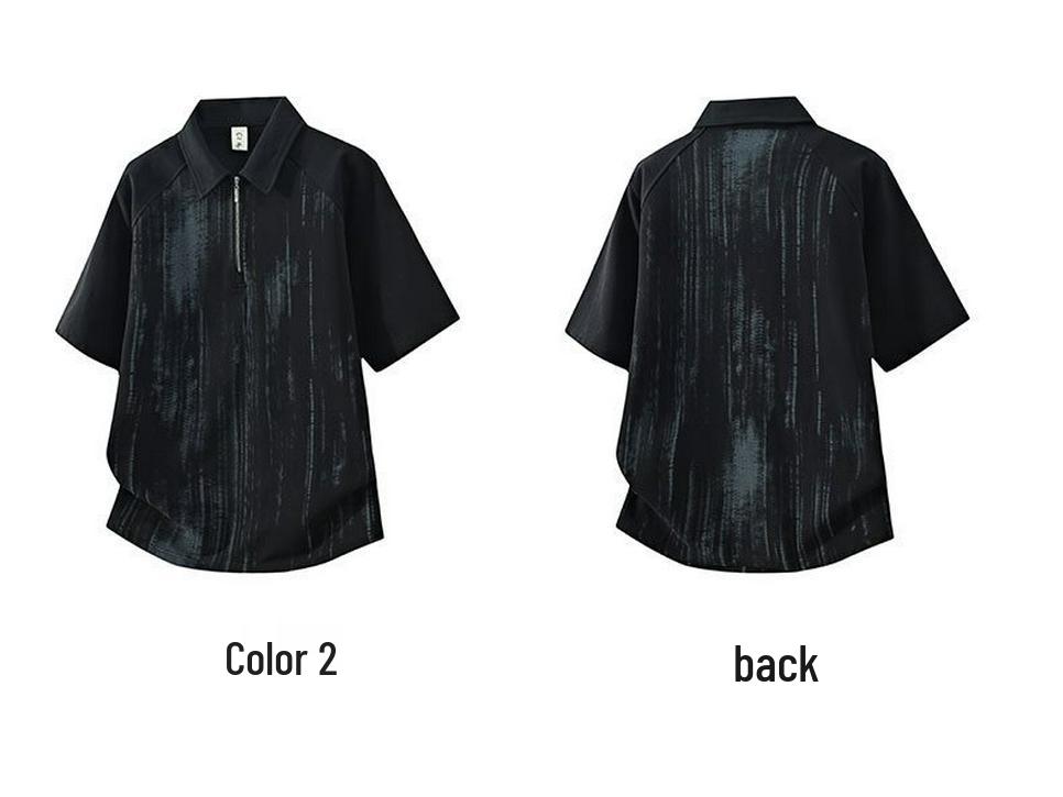 2026 Men's Ice Silk Quick-Dry Short-Sleeve Polo Shirt