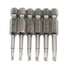 6/12pcs Magnetic Triangle Screwdriver Bits S2 Steel 1/4 inch Hex Shank Screwdriver Bit Set DIY Hand Tools
