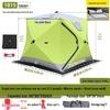 Hexagonal Cotton Ice Fishing Tent - Thickened, No Assembly Needed
