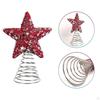 Christmas Tree Topper Decoration Romantic Unique Star Treetop Xmas Decor for Cafe