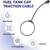Fuel Tank Cap Rope Tether Gas Cap Tether 2 Parts Fuel Tank Cap Line Wire Tether Ring Gas Cap Tether Compatible With Jaguar Xf 2008 To 2015