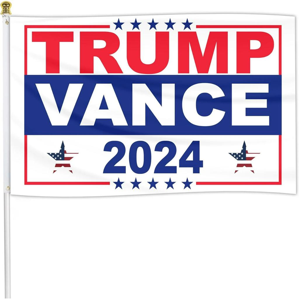 US Election Flag, Campaign Background Fabric, Atmosphere Decoration, Hanging Flag, Banner, Flag