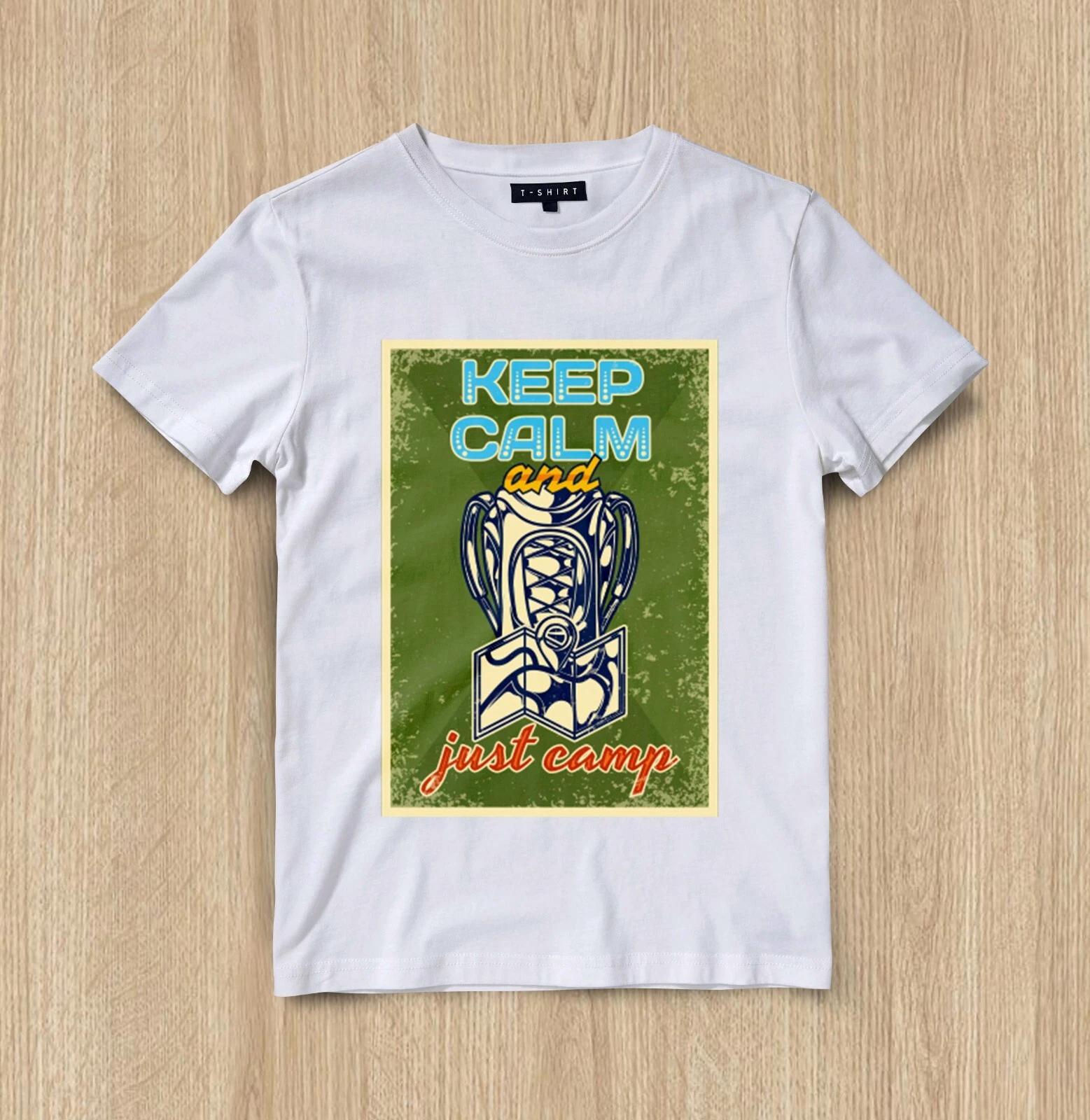 

Custom The Camping Spirit Graphic T-shirt Design Unisex Jersey Short Sleeve Tee XL