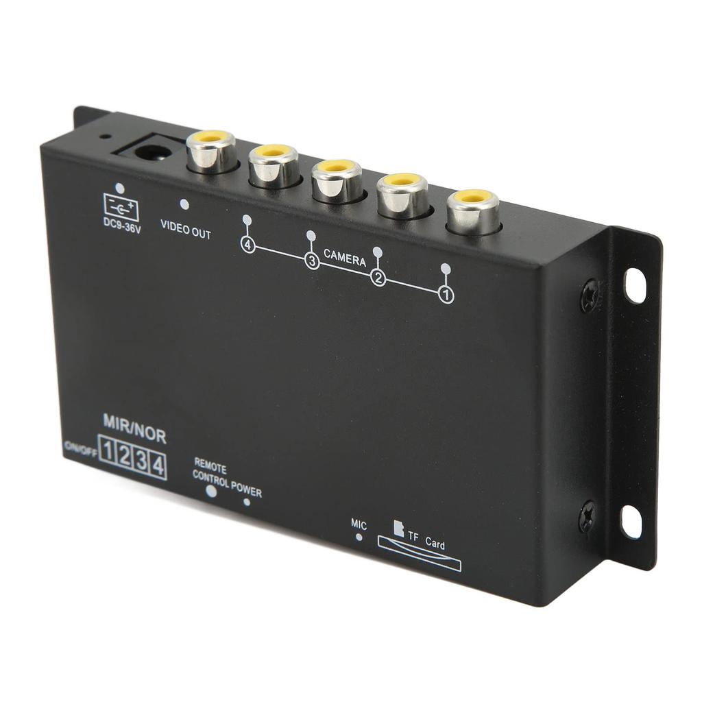 Digitaler Videorekorder für das Auto, 4-Kanal 720P, kompaktes Design, geeignet für Schulbusse, große LKWs und Yachten, ABS + Metallkonstruktion