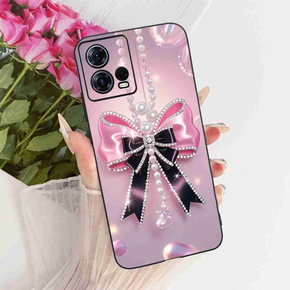 For Motorola Moto S30 Pro 5G XT2243-2 Case Cartoon Cat Butterfly Silicone TPU Black Cover For MOTO S30 Pro 5G Phone Shell Bumper