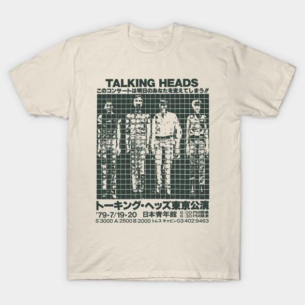 Rare Talking Heads Short Sleeve T-Shirt Men and Women All Size VA101 S