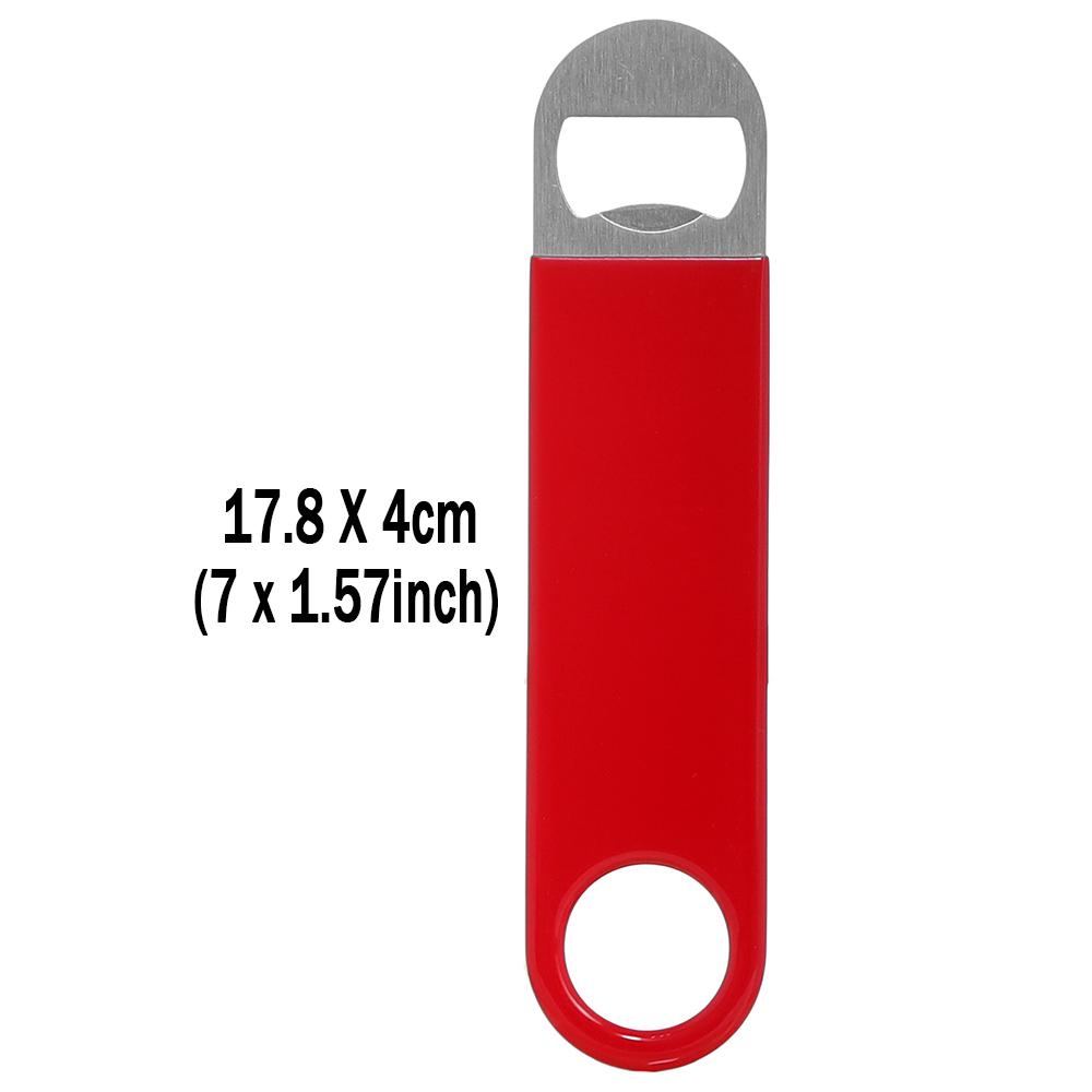 Barmen Şişe Açacağı, Bira Şişesi Açacakları, Hızlı Açacaklar, Kauçuk Kaplı Paslanmaz Çelik 7 inç