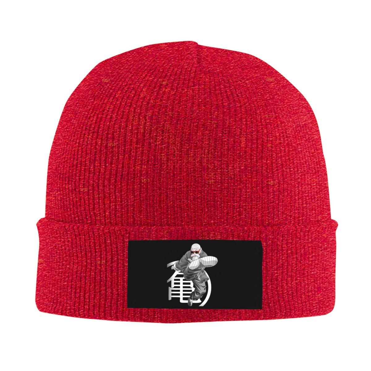 

Custom Master Roshi Anime Skullies Beanies Caps Unisex Women Unisex Street Winter Warm Knitting Hat Adult Powerful Bonnet Hats One Size