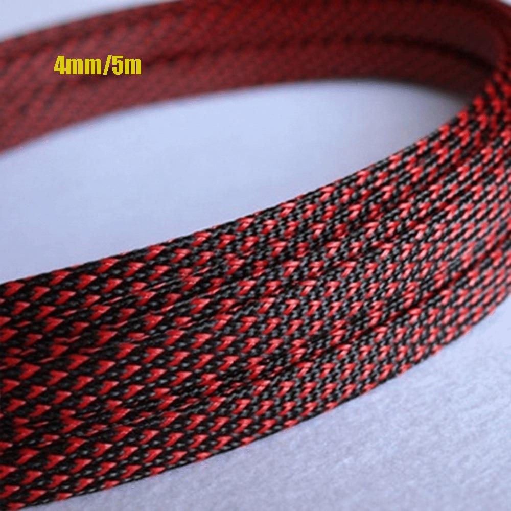Flame Retardant Braided Cable Sleeve PET Cable Sleeving New Braided Sleeving  Hardware Accessories