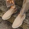 Men's Mid Rise Loafers Classic Round Toe Slip-On Boat Shoes Lightweight Comfortable Flat Sole Casual Deck Footwear Casual Wear