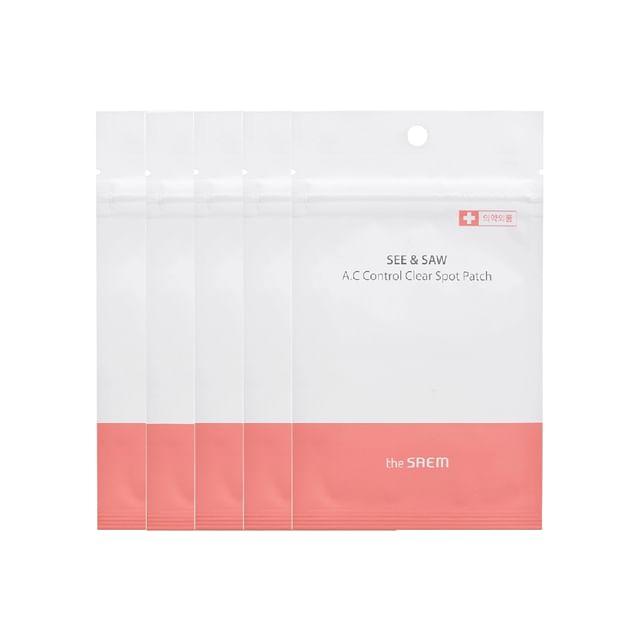 

The Saem - Набор патчей для проблемной кожи See & Saw A.C Control Clear Spot Patch 24 patches x 5 pcs