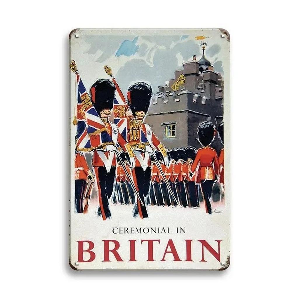 Vintage Travel Metal Sign Retro City Poster Tin Plaque for Home Bar Pub Cafe Decoration Paris Britain Venice New York Chicago Sy