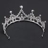 2023 Half-Circle Rhinestone Wedding Crown, Bridal & Birthday Headpiece
