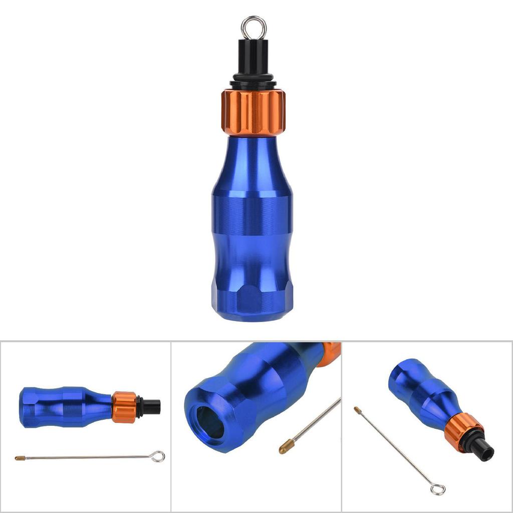 Verstellbare Aluminium Tattoo Cartridge Griffstücke Nadelstange für Tattoo Maschine Blau