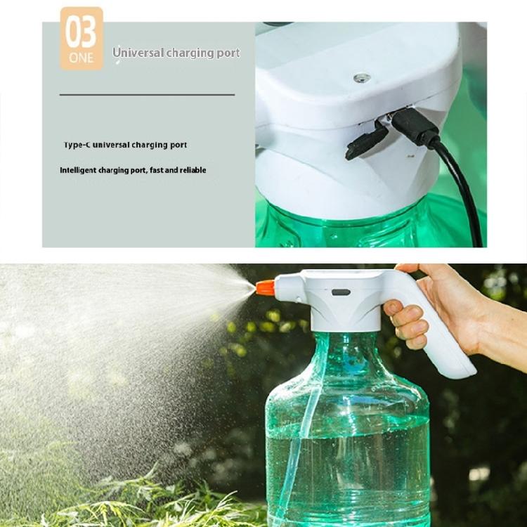 Wireless 3L Plant Sprinkler Electric Watering Can Device With Ergonomic Handle For Efficient Indoor Outdoor Irrigation