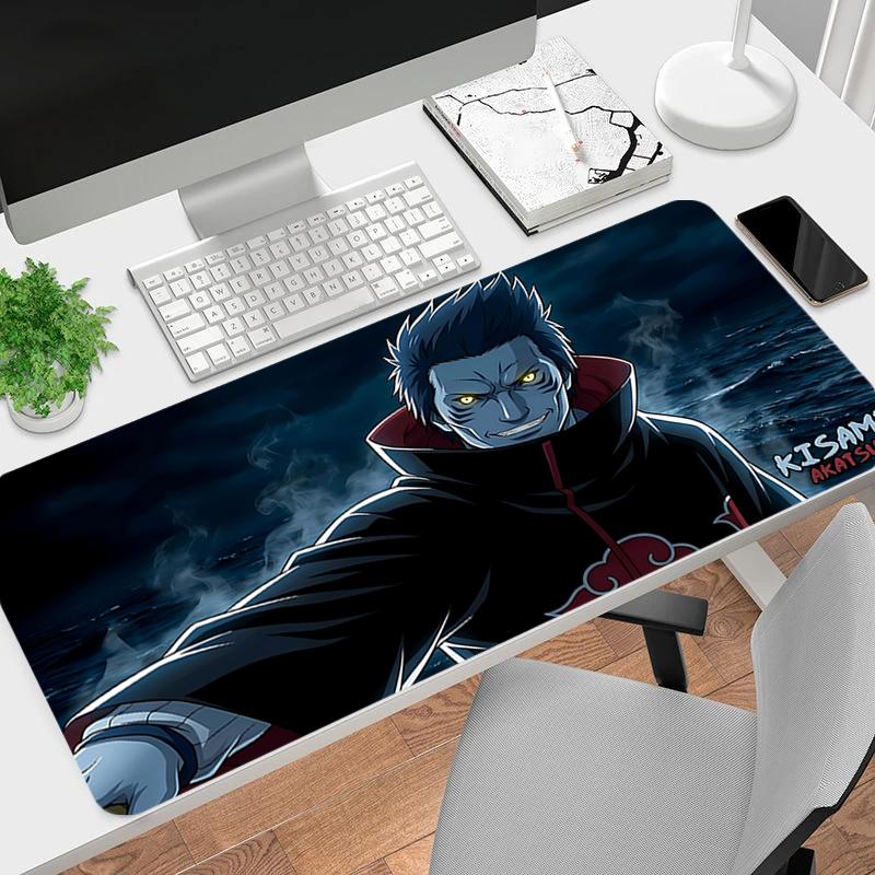 1Pc Powerful Anime Character Gaming Mouse Pad Keyboard Desk Mat Non-slip Rubber Lock Edge Waterproof Computer Mousepad for Office Home Decor S1521