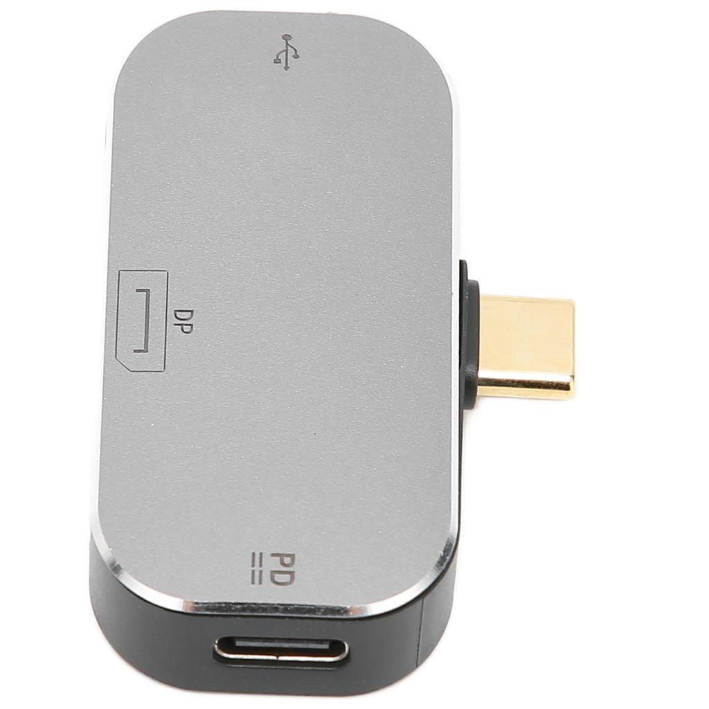 USB C To DP Converter Multifunctional Plug and Play Portable Size High Speed 3 In 1 USB C To DP