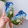 Cute Cartoon Pattern Cream Texture Casing Wavy Edge Soft Silicone Cover Phone Case for Xiaomi Redmi