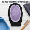 Double Sided Dog Cat Bath Massage Gloves Pet Comb Grooming Massage Cat Deshedding Comb Pet Cleaning Tool Wet and Dry Use