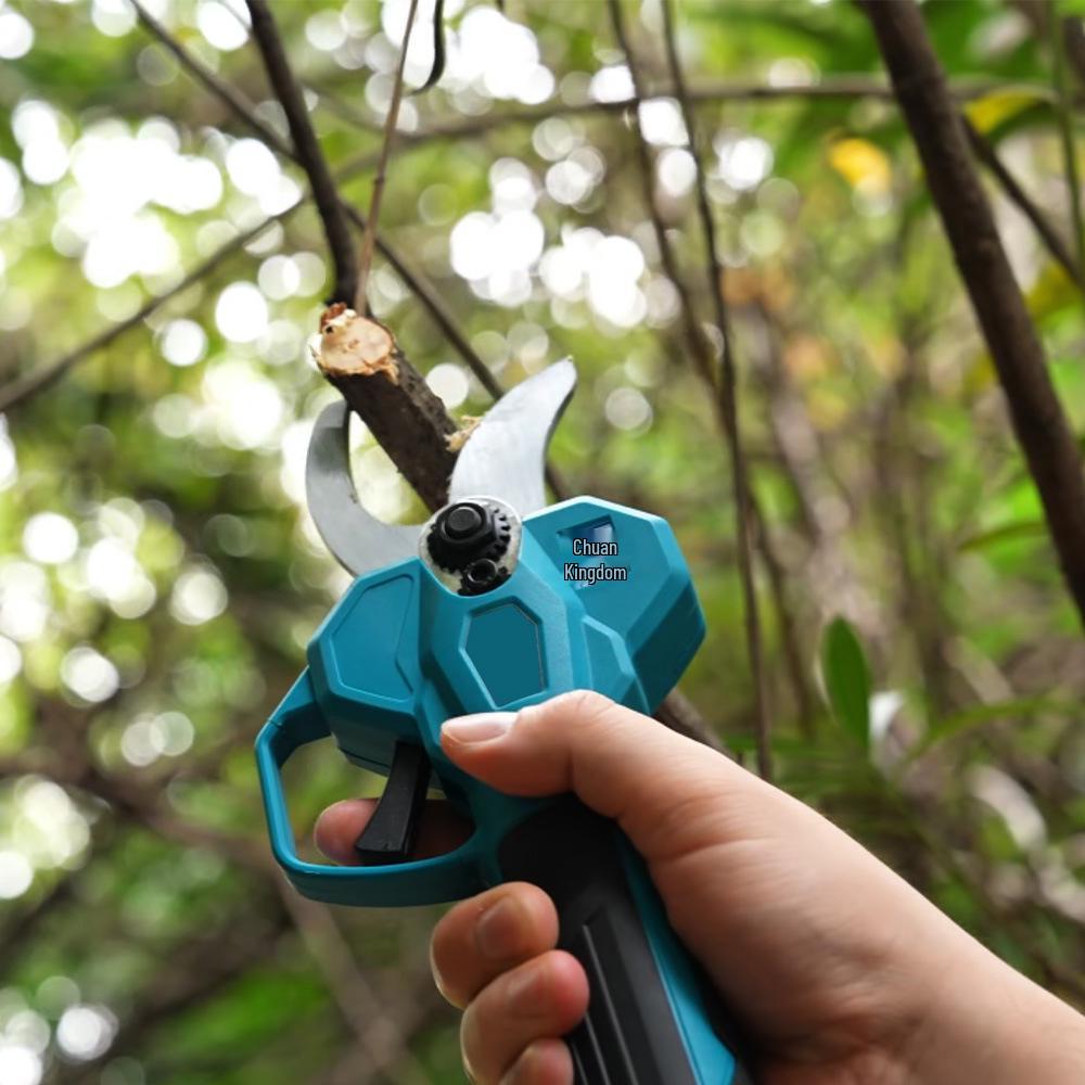Wireless Digital Display Electric Pruning Shears for High Branches and Fruit Trees