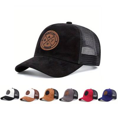 Čtyři roční období Síťovaná baseballová čepice Dámská Pánská Módní Ležérní Prodyšná Písmeno Ikona Unisex HipHop Trucker Čepice Venkovní Sportovní Táta Klobouk