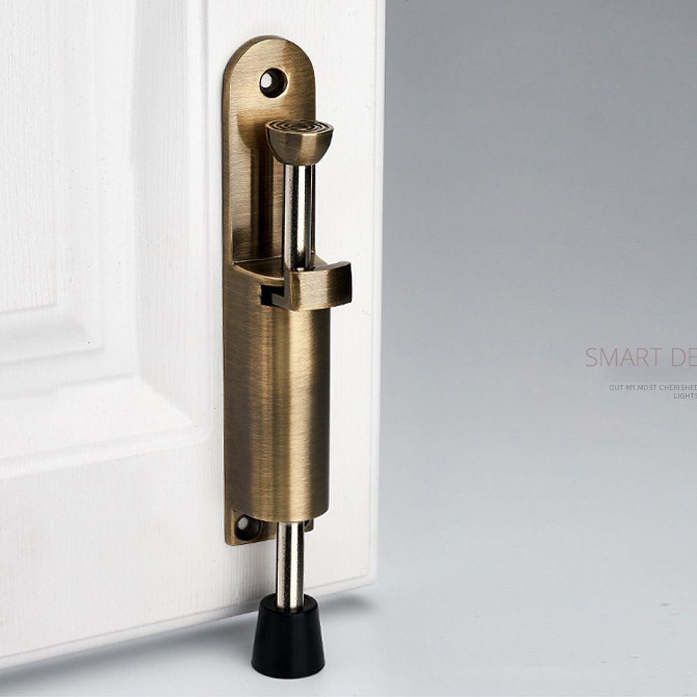 Furniture Home Step-On Noiseless Foot-operated Rubber Kick Down Door Stopper Catch Door Stop Holder Buffer
