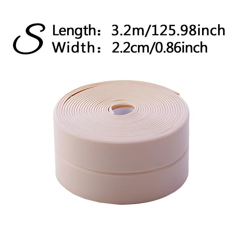 1PC S Size Bathroom Waterproof Wall Stickers Sealing Tapes 2.2cm Width Self Adhesive Anti Mold Tape Bathroom Kitchen Supply ZYF