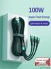 Fast Charging 3-in-1 Universal Multi-Head Phone Cable Charger