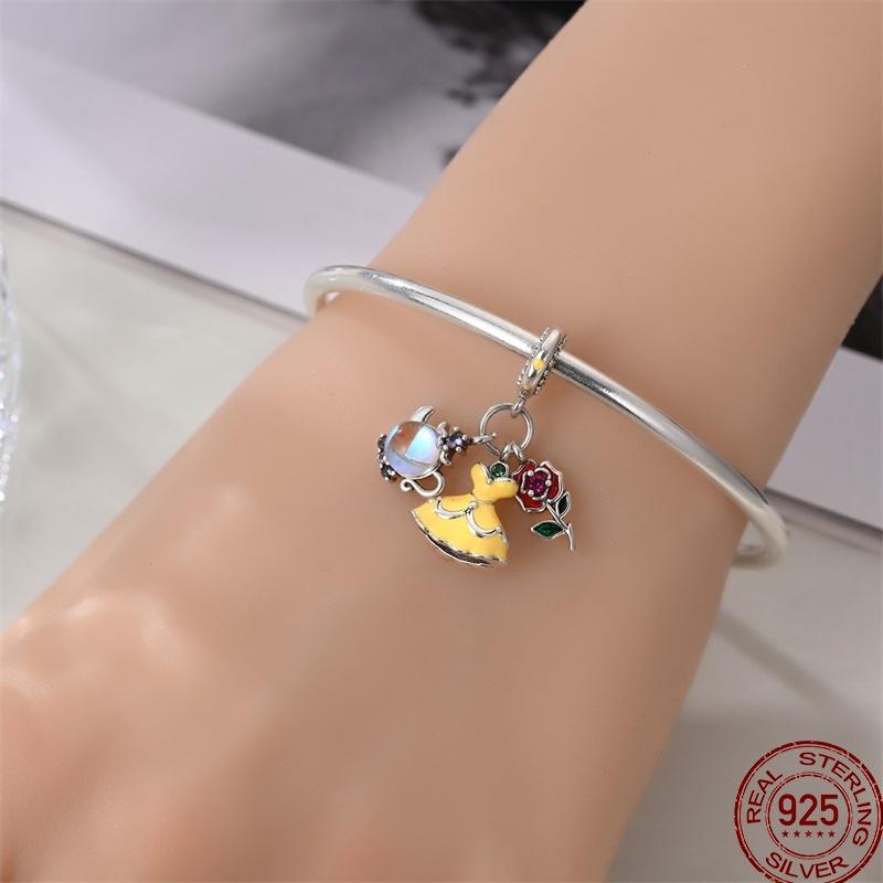 Copper Fashion Whale Guardian Wing Drunk Angel Charms Beads Fit Diy Bracelets For Women Birthday Fine Jewelry Gift