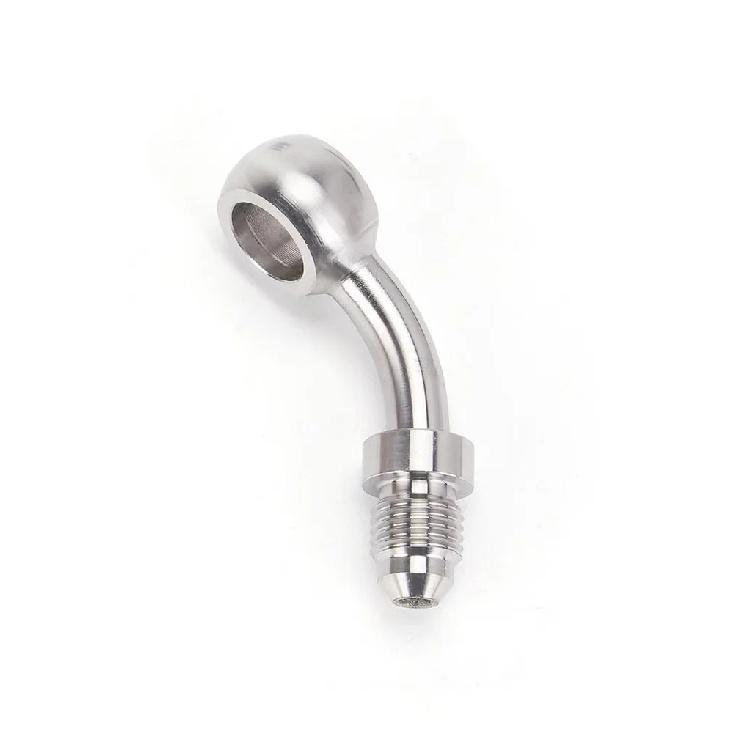 AN3 Motorcycle Brake Line Stainless Steel Braided Hose Banjo Fitting Soft Tube Connection Brake Cable Oil Hose Racing Part