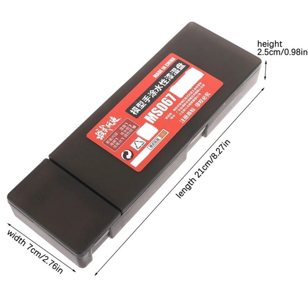 Portable Wet Palette Practical Durable Painting Box Keep Your Paint Wet for Longer for Miniature Painting and Acrylic Paints
