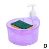 Soap Dispenser Kitchen Dishwashing Liquid Dispenser Kitchen Dish Soap Dispenser With Sponge Liquid Soap Container Dishwasher