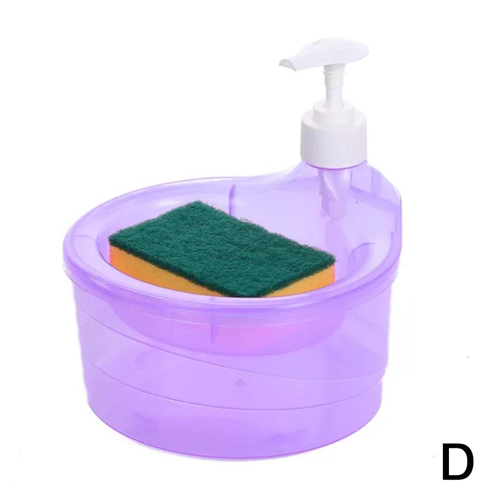 Soap Dispenser Kitchen Dishwashing Liquid Dispenser Kitchen Dish Soap Dispenser With Sponge Liquid Soap Container Dishwasher