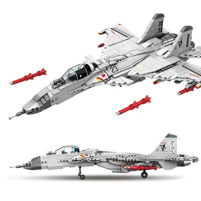 1186 adet Askeri Çin J-15 Taşıyıcı Savaş Uçağı Uçan Köpekbalığı Modeli Yapı Taşları Uçak Tuğlaları Çocuklar İçin Erkek Oyuncak Hediye