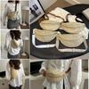 Sports Woven Waist Pouch Boho Crochet Shoulder Bags Versatile Eco-Friendly Straw Bag Vacation
