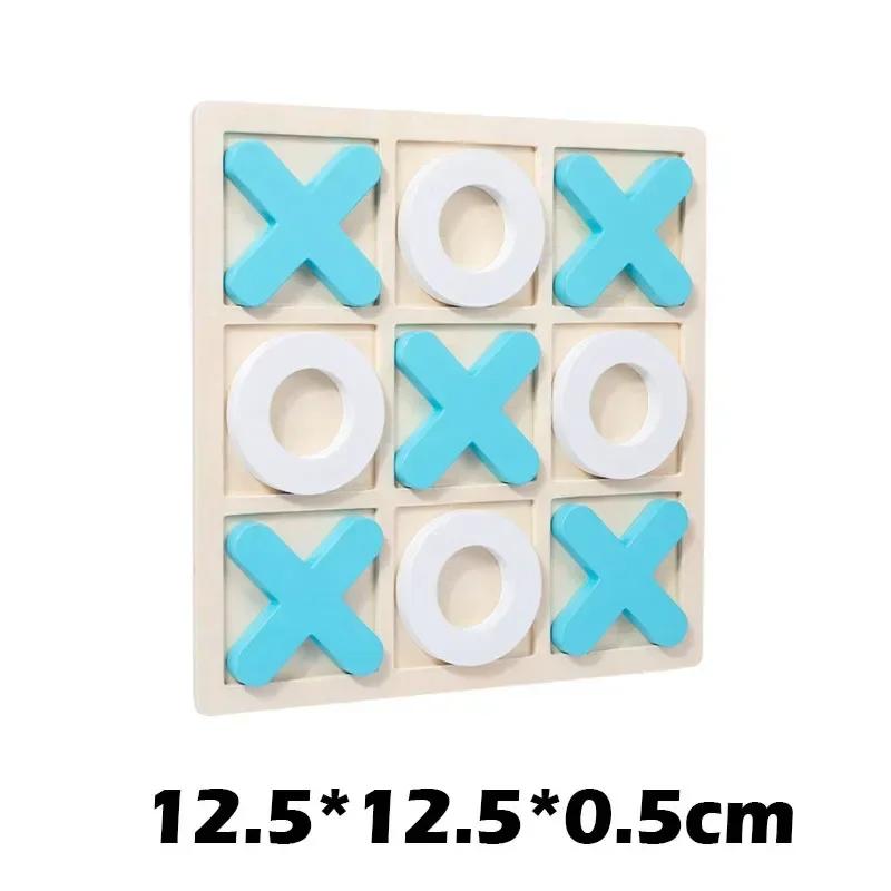 Latest Montessori Wooden Toy Mini Chess Play Game Jigsaw Board Games Early Learning Interaction Playthings Ideal for Children Party Battle Games