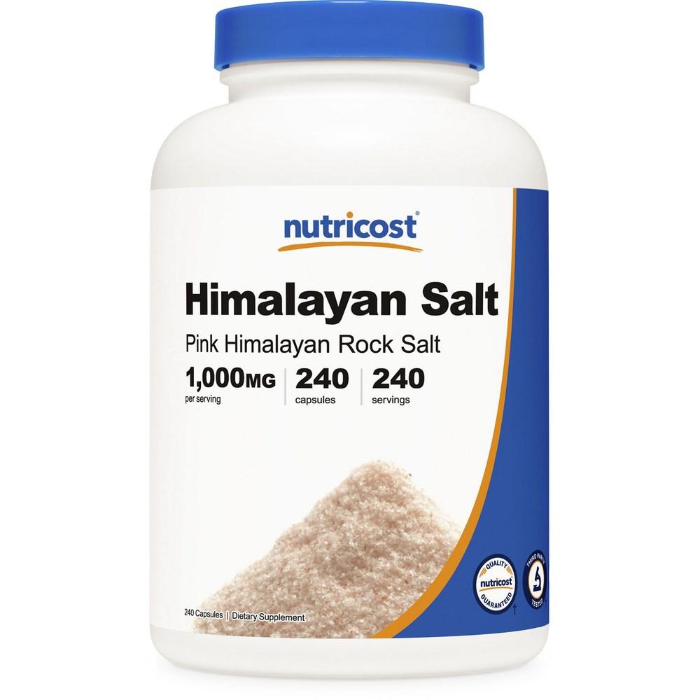 Nutricost Pink Himalayan Rock Salt 1000mg Capsules 240 Tablets 1 pcs