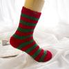 Women's Winter Thickened Coral Fleece Socks Warm Half-fleece Socks Towel Socks Home Cartoon Sleep Socks Thickened Christmas Socks