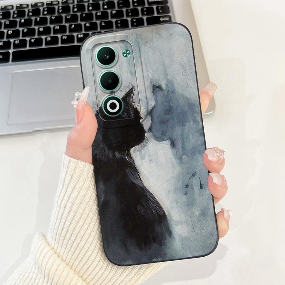 For Oppo A5 5G Case CPH2735 Cute Cartoon Luxury Painted Cover Soft TPU Phone Case For Oppo A5 Pro A5Pro 5G CPH2695 Fundas Bumper