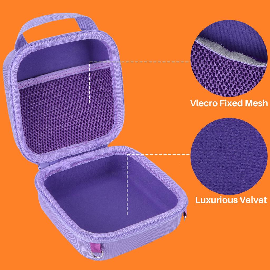 Lebakort Storage Case Compatible with Fujifilm Instax Mini 12/11 Instant Cameras (Lilac Purple Case)