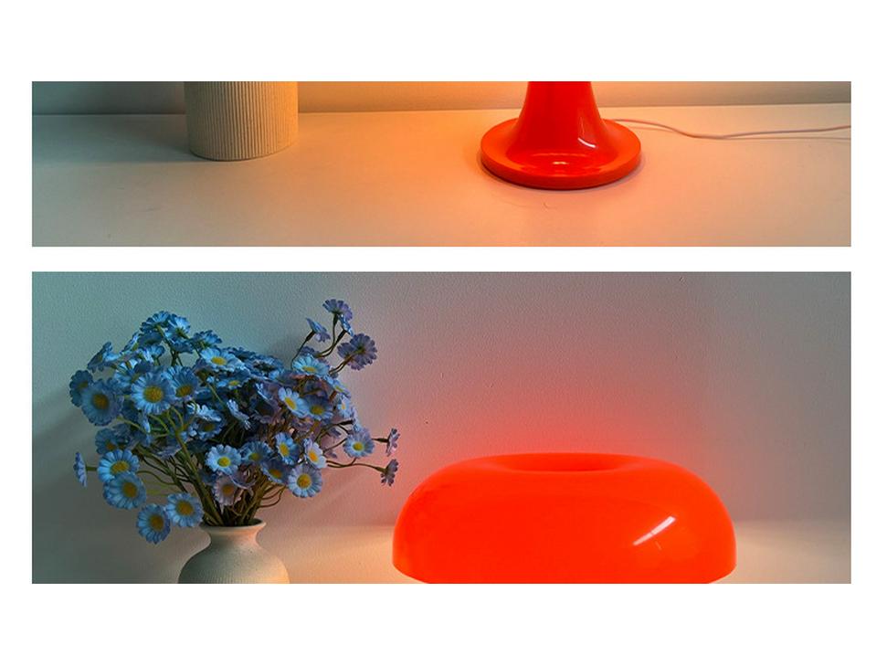 Moderne nordische Pilz-Tischlampe - Minimalistisches Nachtlicht für Schlafzimmer und Wohnzimmer