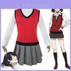 Kakegurui Midari Ikishima Outfit Exquisites Schuluniformkleid Cosplay-Set für Fans