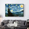 Impressionist Van Gogh Starry Night Canvas Painting Wall Art Posters And Prints Starry Night Decorative Pictures For Living Room Cuadros Decor