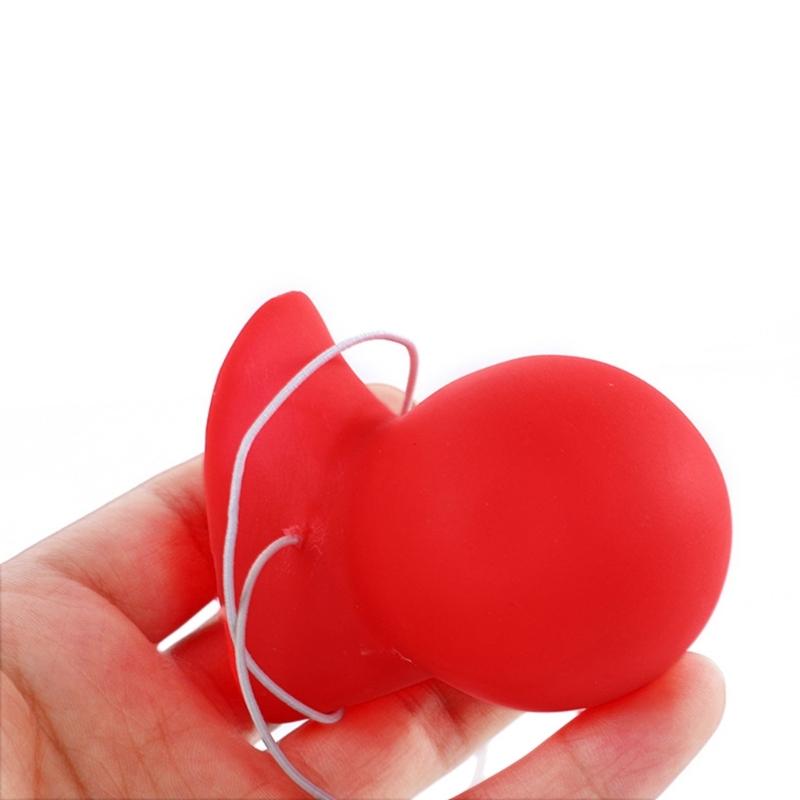 Rote Leuchtende Clownsnasen Cosplay-Nasen Zirkusnasen für Halloween Weihnachten Karneval Kostümparty Erwachsene Verkleidung