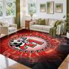 Feyenoord Design Crystal Velvet Rug Soft Decorative Mat for Bedroom Entrance