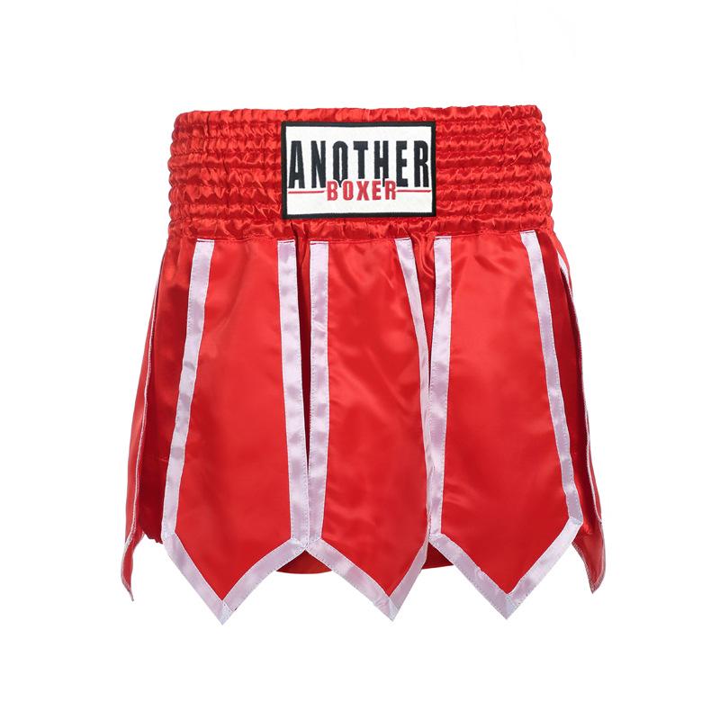 Boxing Ribbon Style Muay Thai Kickboxing Competition Shorts