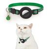 Detachable Bell Cat Collar with Reflective Strip Pet Tracker Accessories Pet Collar for AirTag