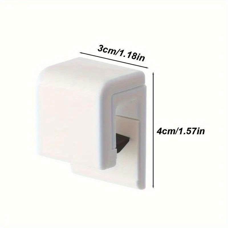 10pcs Toothpaste Storage Rack Without Perforations, Wall Mounted Bathroom Wall Mounted Multi-purpose Storage Toothpaste Clip